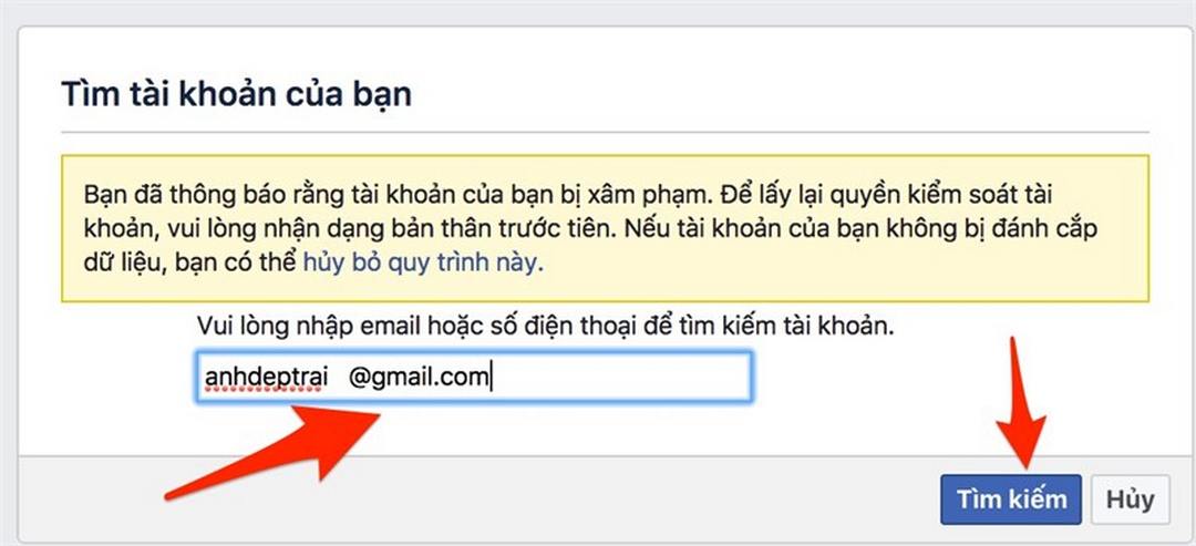 Tài khoản bị hacker phá hoại