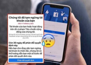 Tài khoản bị khóa vi phạm điều khoản