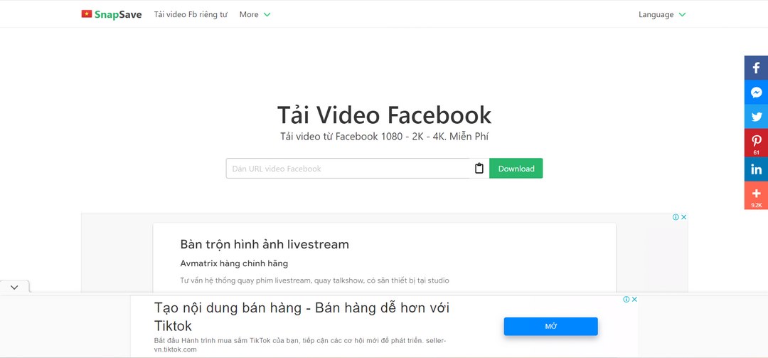 Snapsave.app – Công cụ tối thượng để tải video