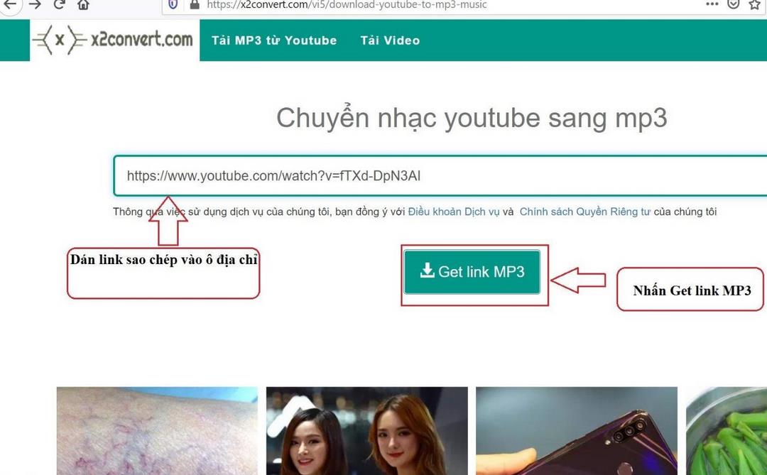 Tải nhạc trên Youtube miễn phí bằng X2convert