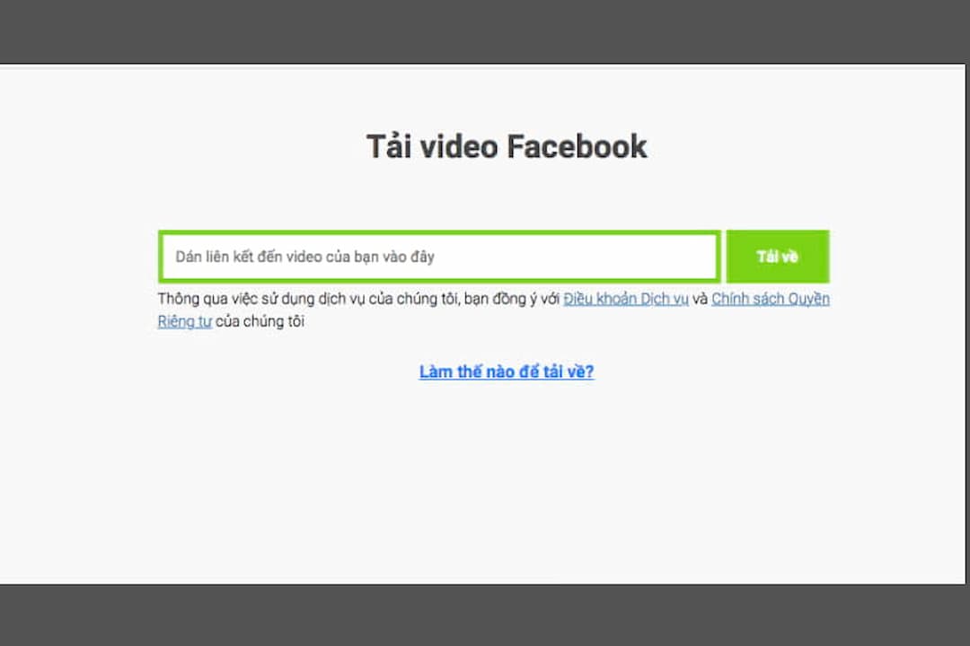 Sử dụng Savefrom.net download video trên Facebook 1