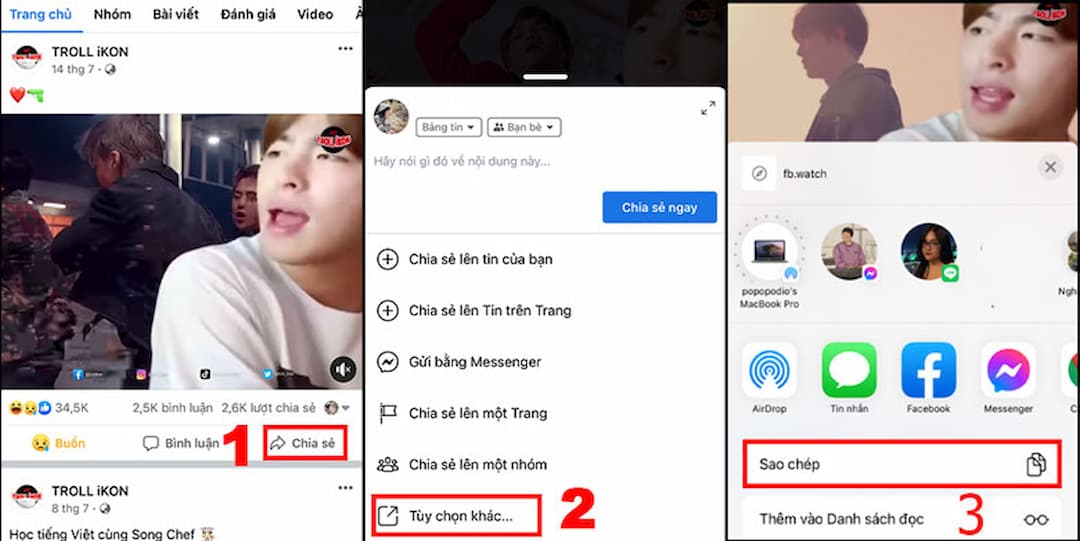 Cách tải video facebook về điện thoại iphone