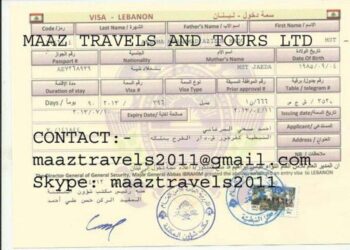 Chuẩn bị giấy tờ chung và giấy tờ bổ sung để xin visa đi Lebanon